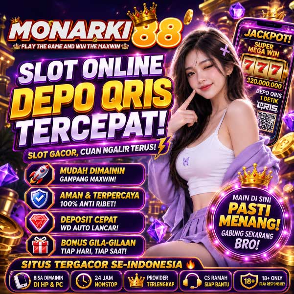 MONARKI88 > Akses Login & Daftar Slot Online Depo Qris Terbaru